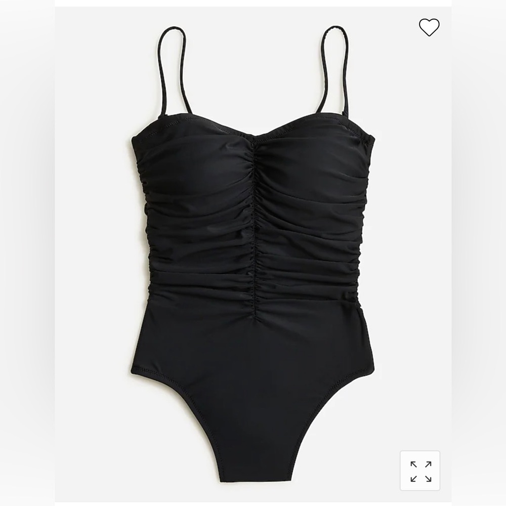 J. Crew Women’s Ruched Sweetheart One-Piece NWT